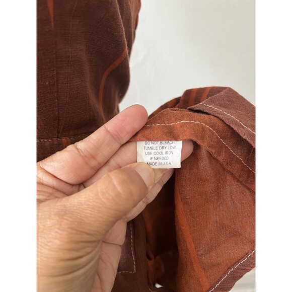 Womens Western Fairy Pinup Dress S Red Mod Halter Retro Rockabilly Ranch Boho - Picture 6 of 11